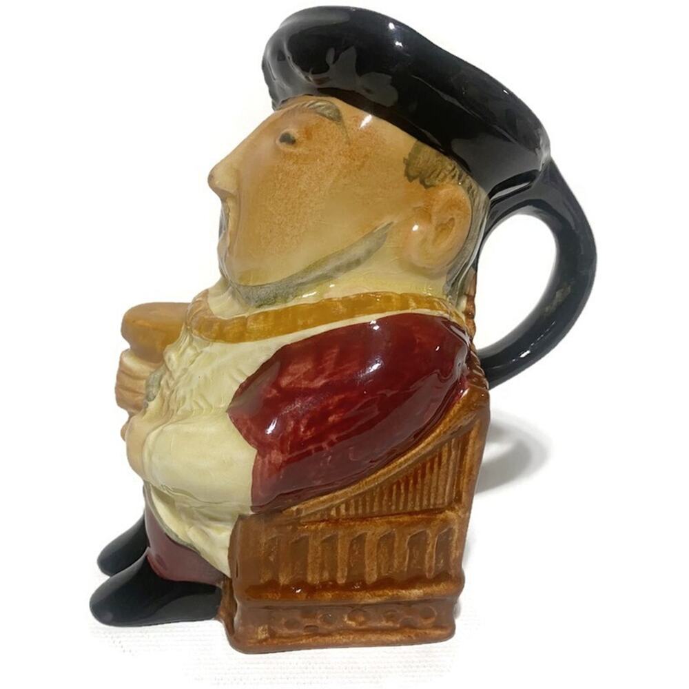 Toby Mug King Henry the VIII by Shorter and Son Staffordshire England 5"